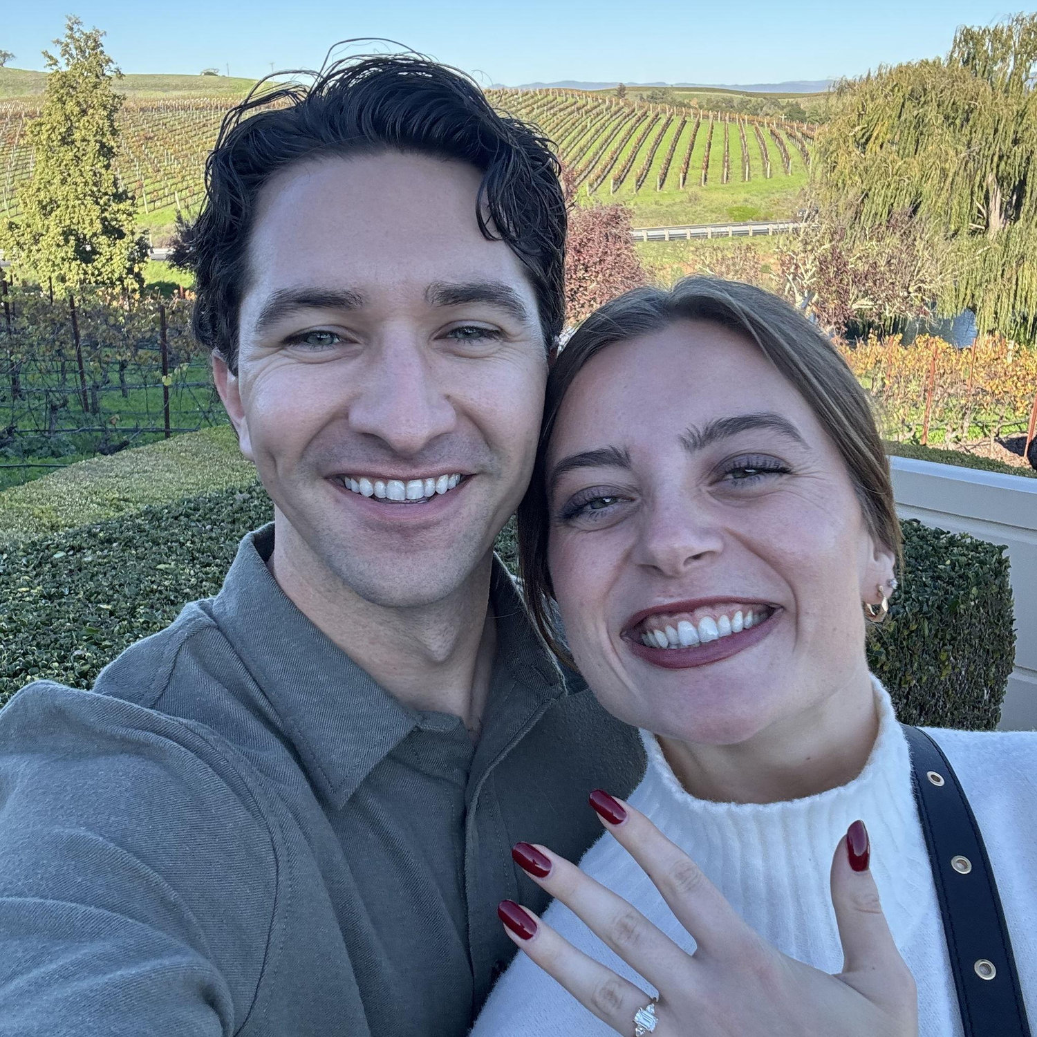 Our engagement in Napa Valley!