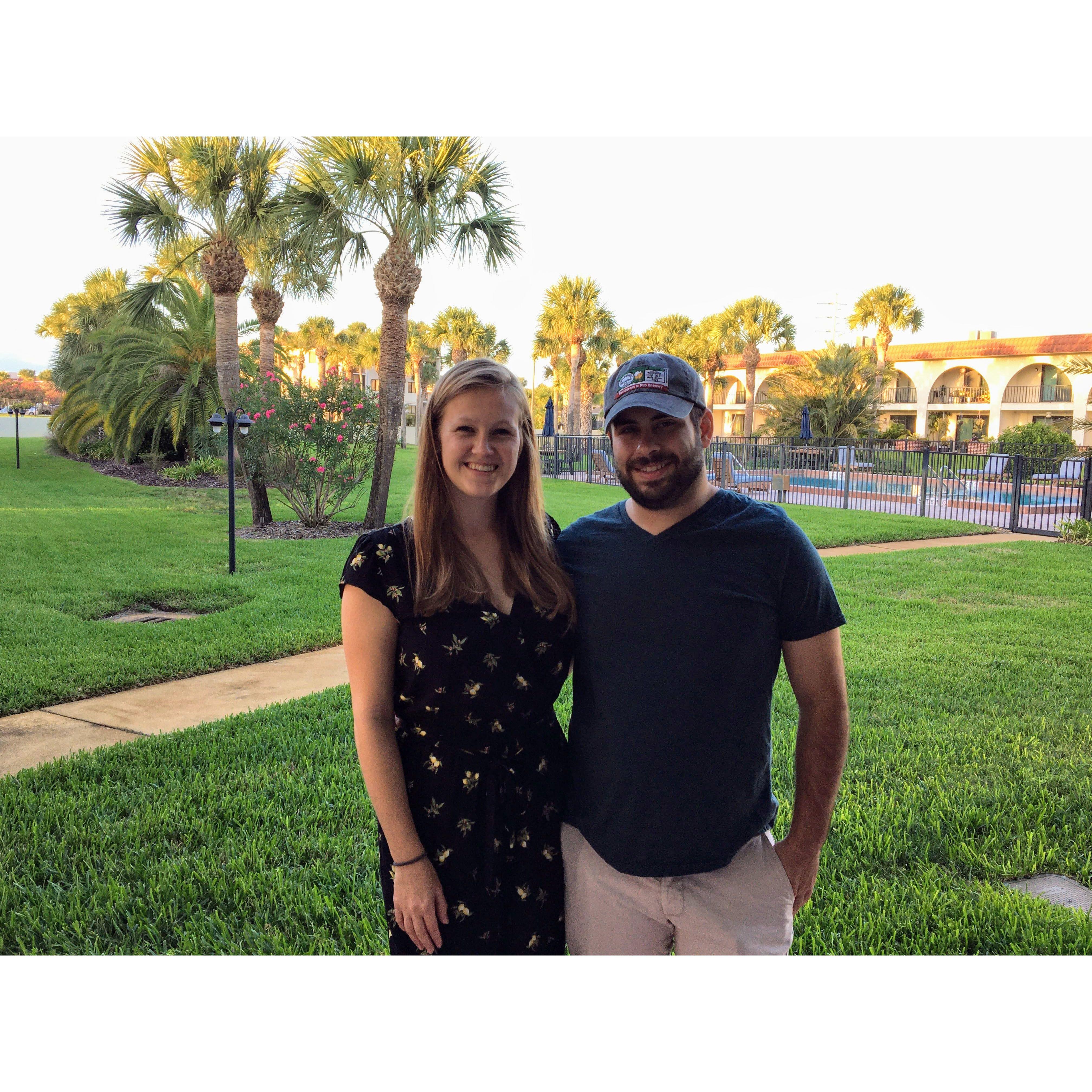 Visiting St. Augustine, Florida.