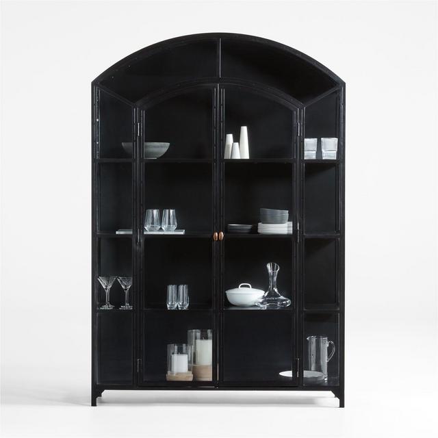 Ventana Wide Metal Display Storage Cabinet