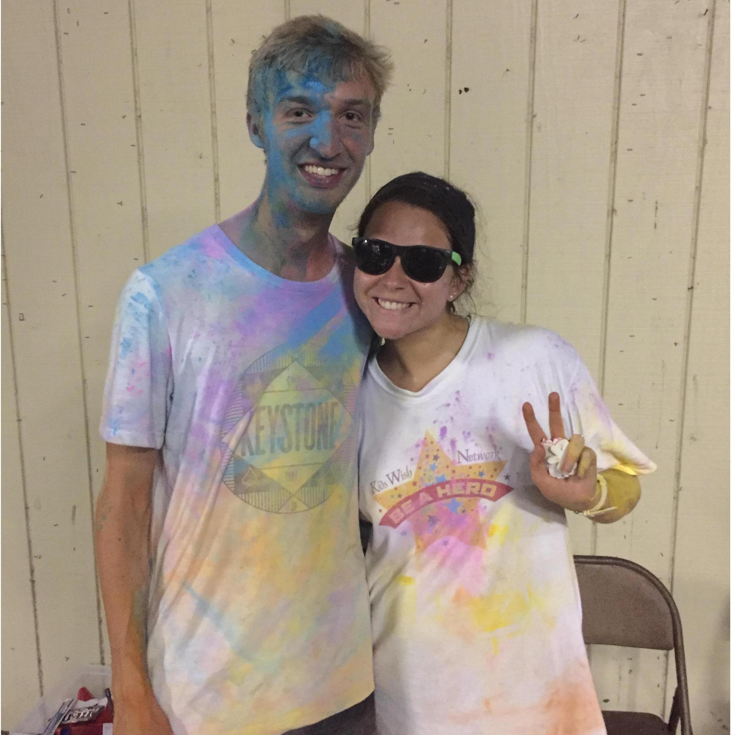 Color run at camp