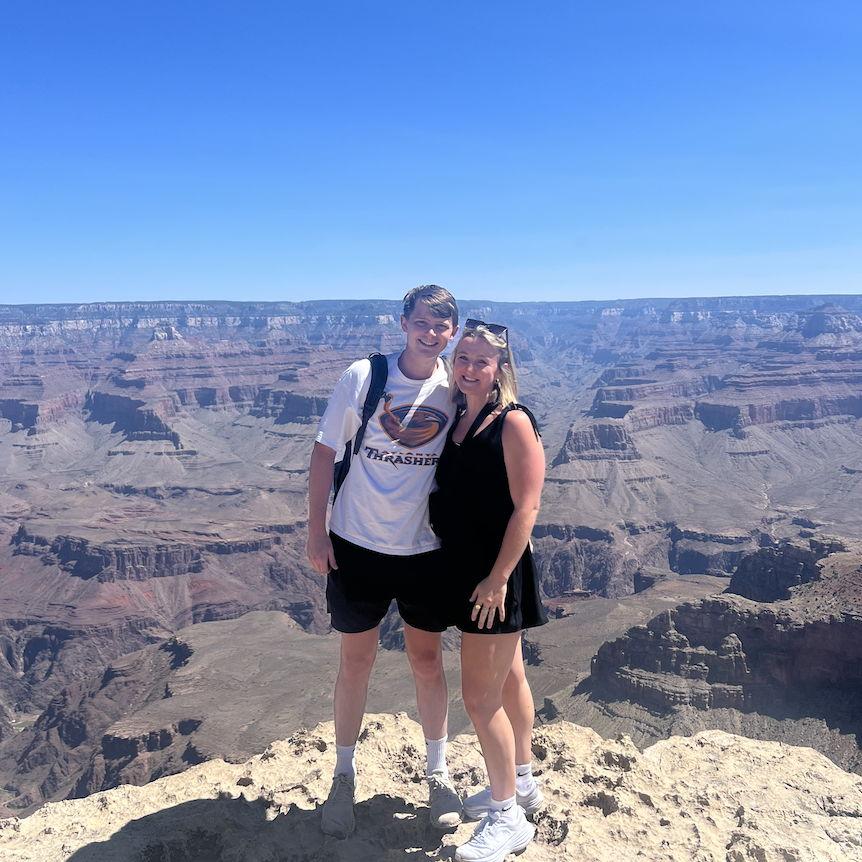 Sam took Brooke to Arizona for her graduation!