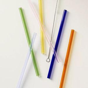 Here's How Glass Highball Straws, Set of 6