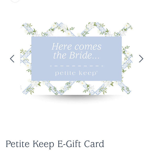 Petite Keep E-Gift Card