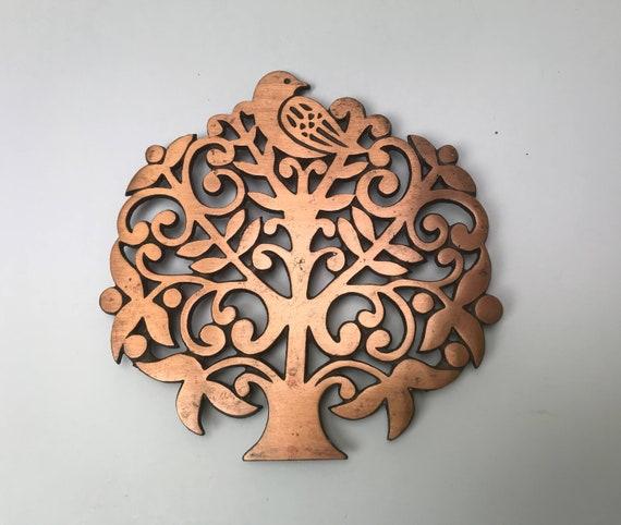 Bird In Tree Trivet, Avon Country Orchard