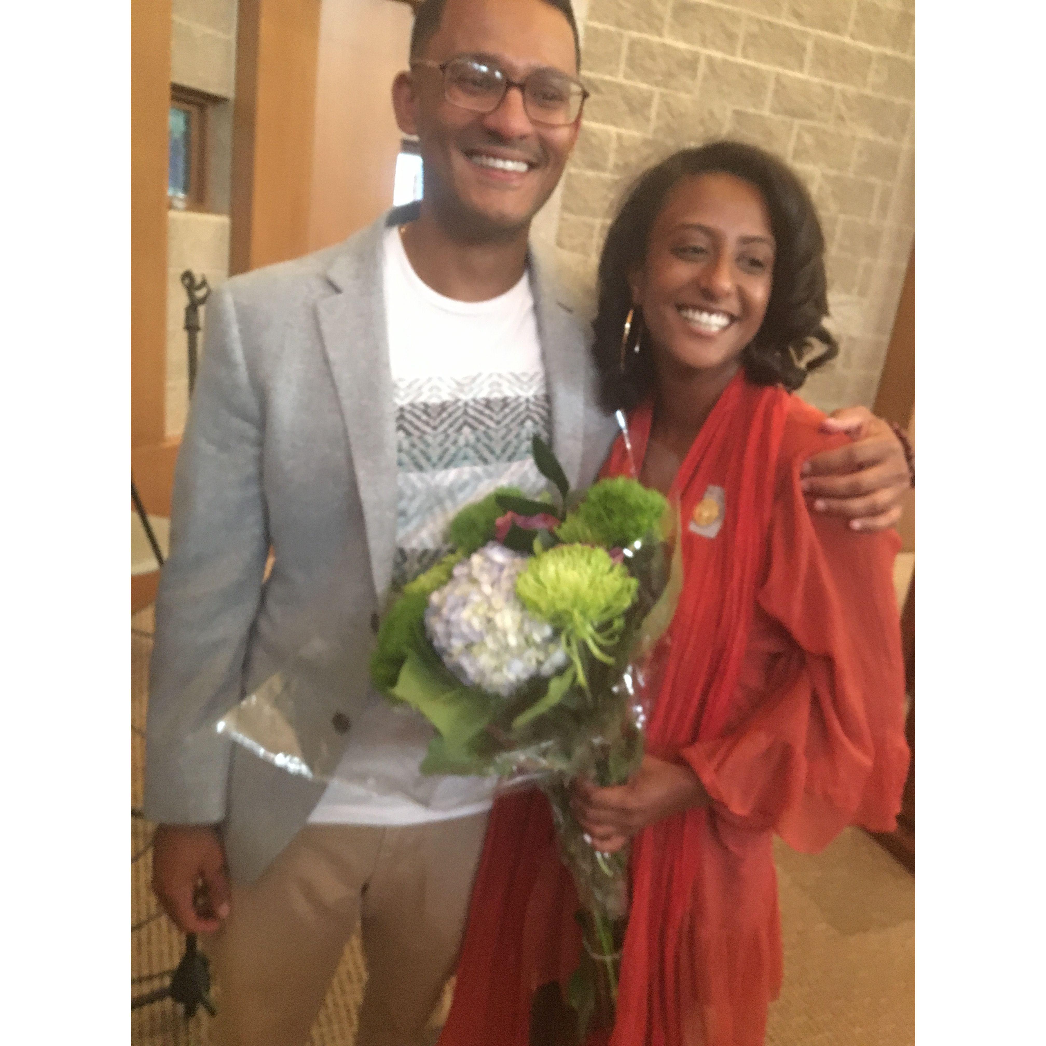 Woudu's Nursing school graduation - August 2017!