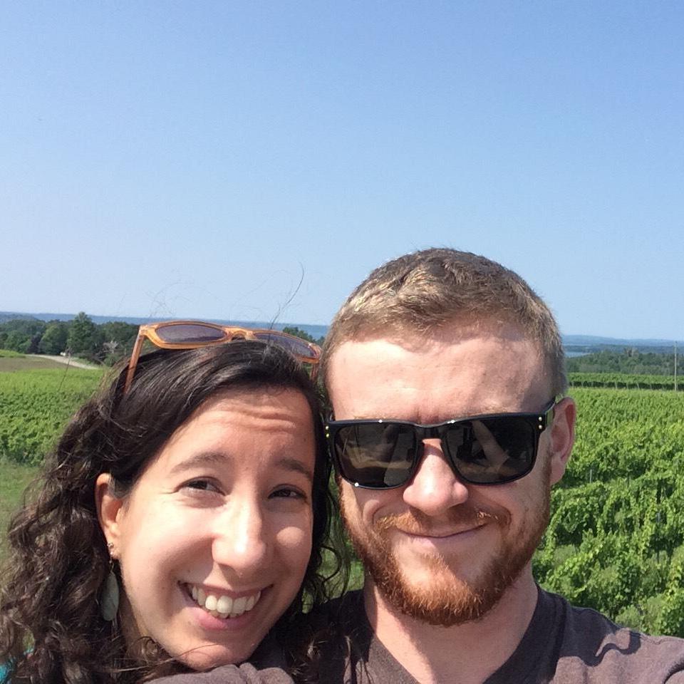 Sarah's favorite birthday trip - northern Michigan wineries