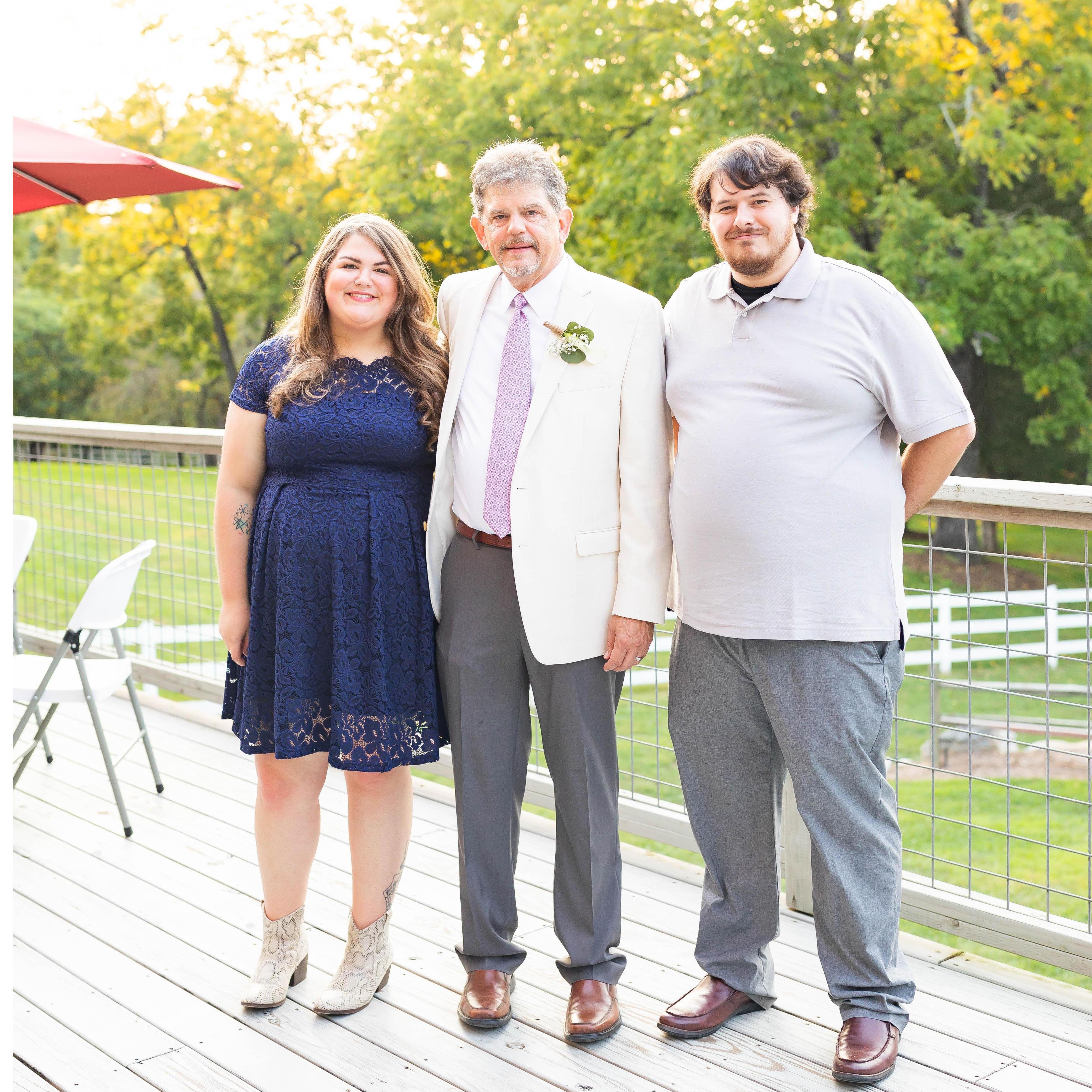 Phil and Karen's wedding, 2021
