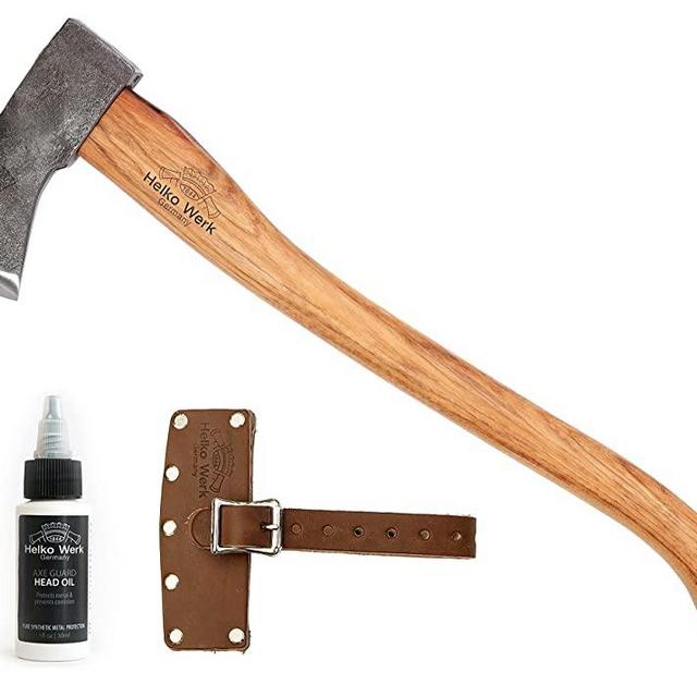 1844 Helko Werk Germany Black Forest Woodworker Axe - Hand Forged Bushcraft Axe Felling Axe Made in Germany 13562