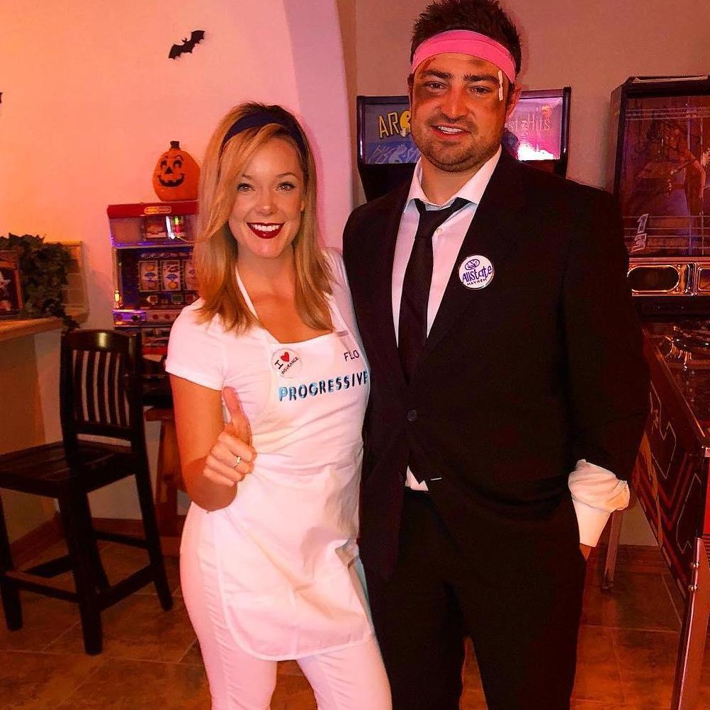 First couples costume-Flo and Mayhem