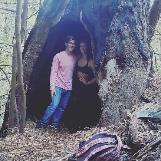 Our first road trip together! Hiking the Big Sur wilderness.