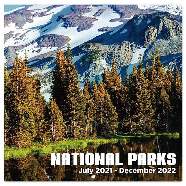 2021-2022 Calendar - Monthly Wall Calendar Square with Thick Paper, July 2021 - December 2022, 12" x 24" (Open), Unruled Blocks