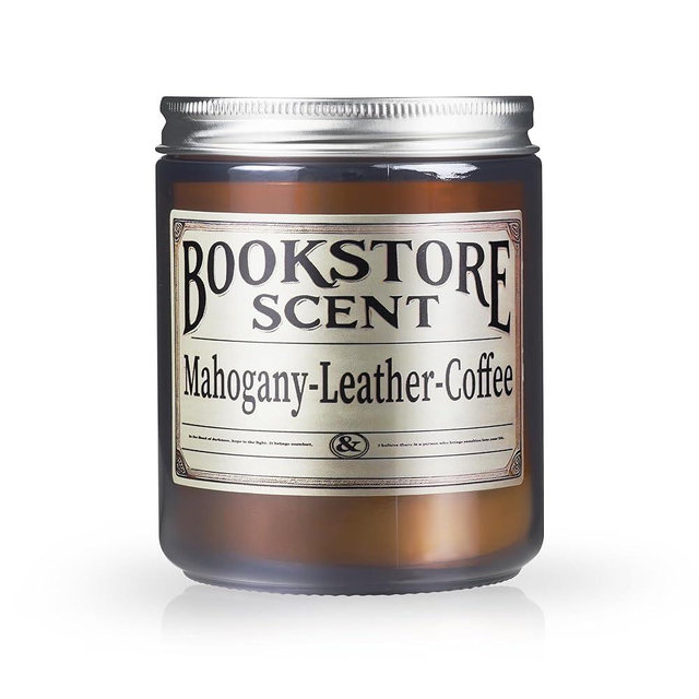 Gopas Book Lover Candle, Inspired Gift Ideas for Readers, Birthday, Book Themed Reading Gifts for Women, Bookworm, Librarian, Men