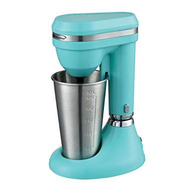 Brentwood SM-1200B Classic Milkshake Maker, 15 oz, Turquoise