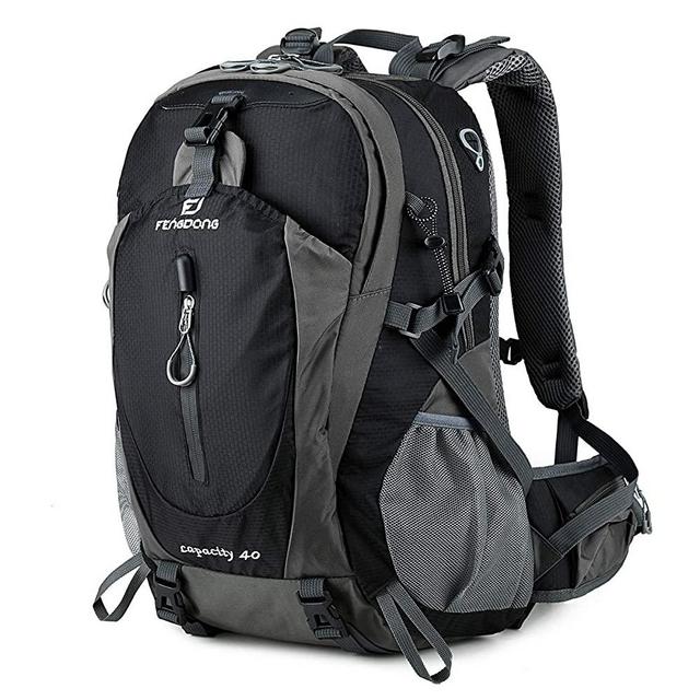FENGDONG 40L Waterproof Lightweight Hiking,Camping,Travel Backpack for Men Women