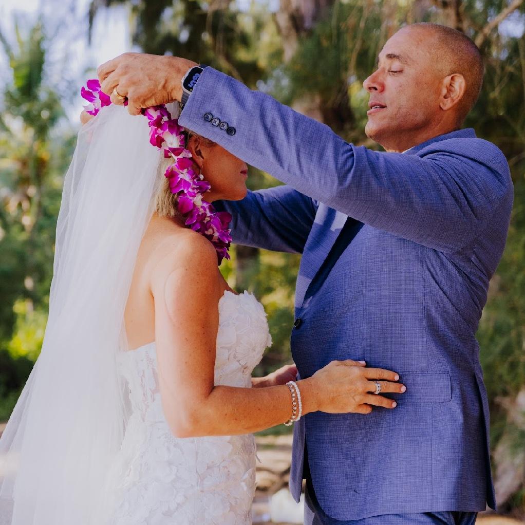 Our Shipwrecks Beach wedding in Kauai - July 24, 2025.