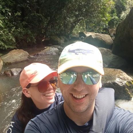 Recovering from some sunburn in a Jungle stream (El Yunque, 2025)