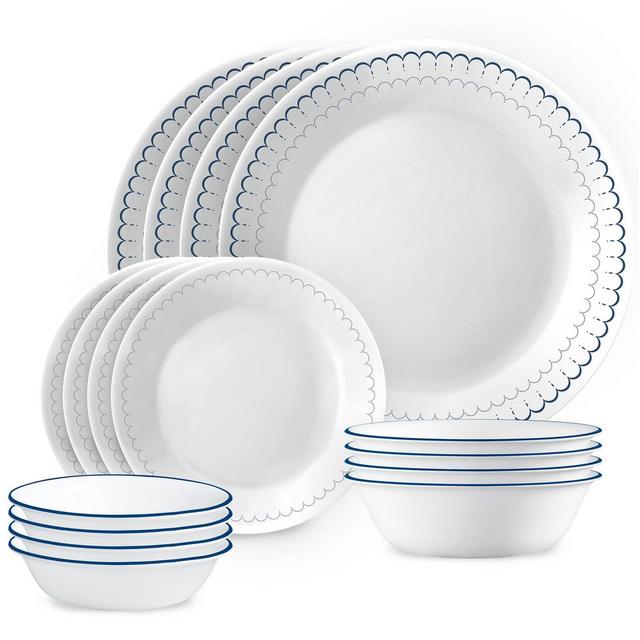 Corelle 16pc Vitrelle Caspin Dinnerware Set