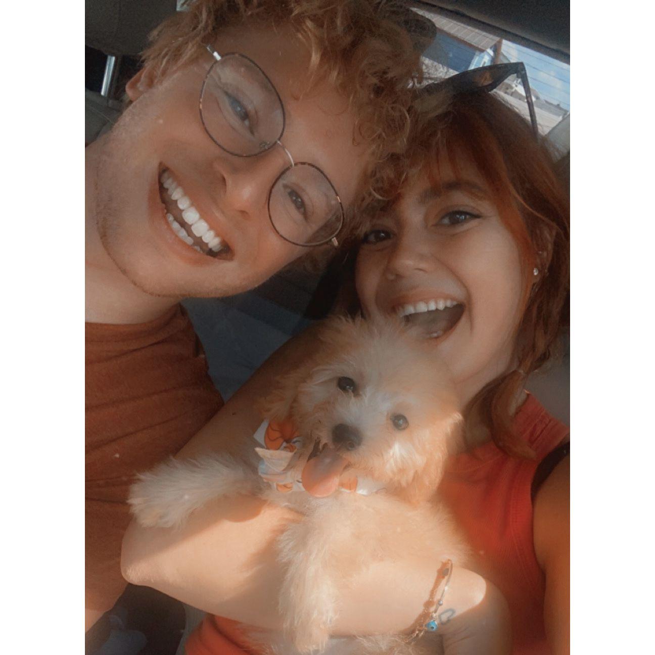 The day we became a family of 3!