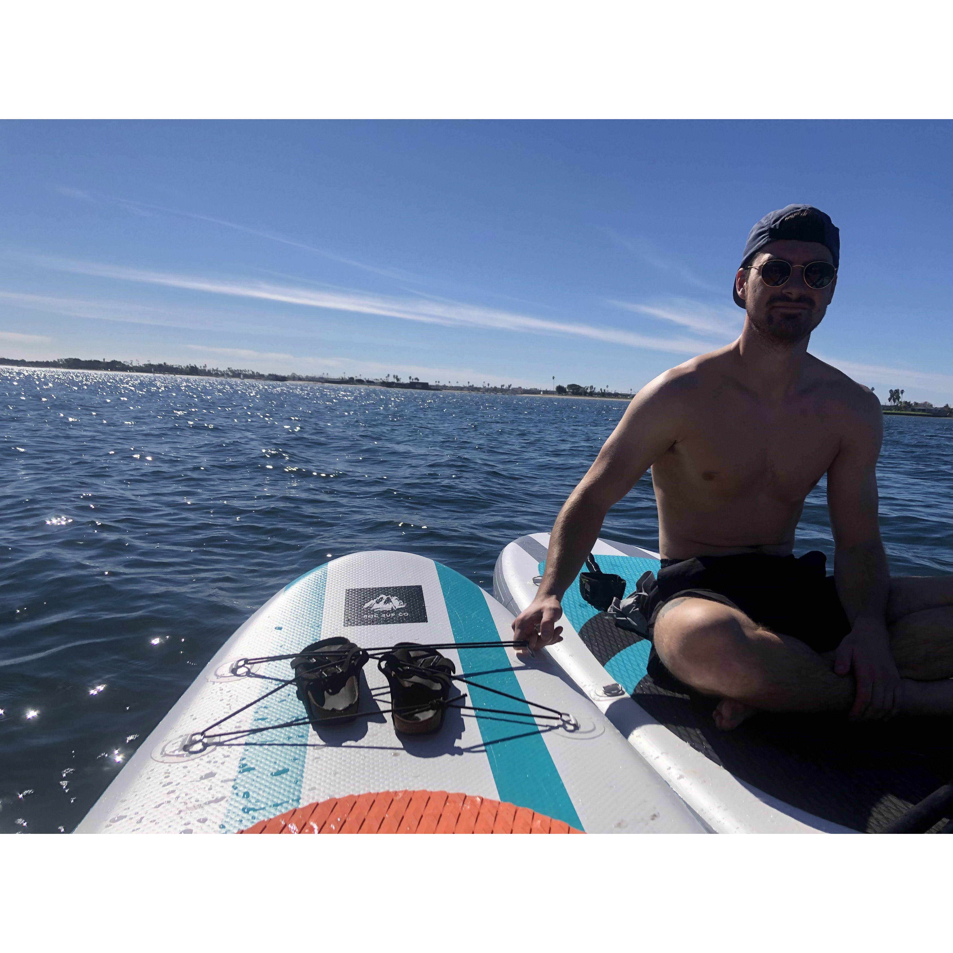 Paddleboarding on the Bay!
