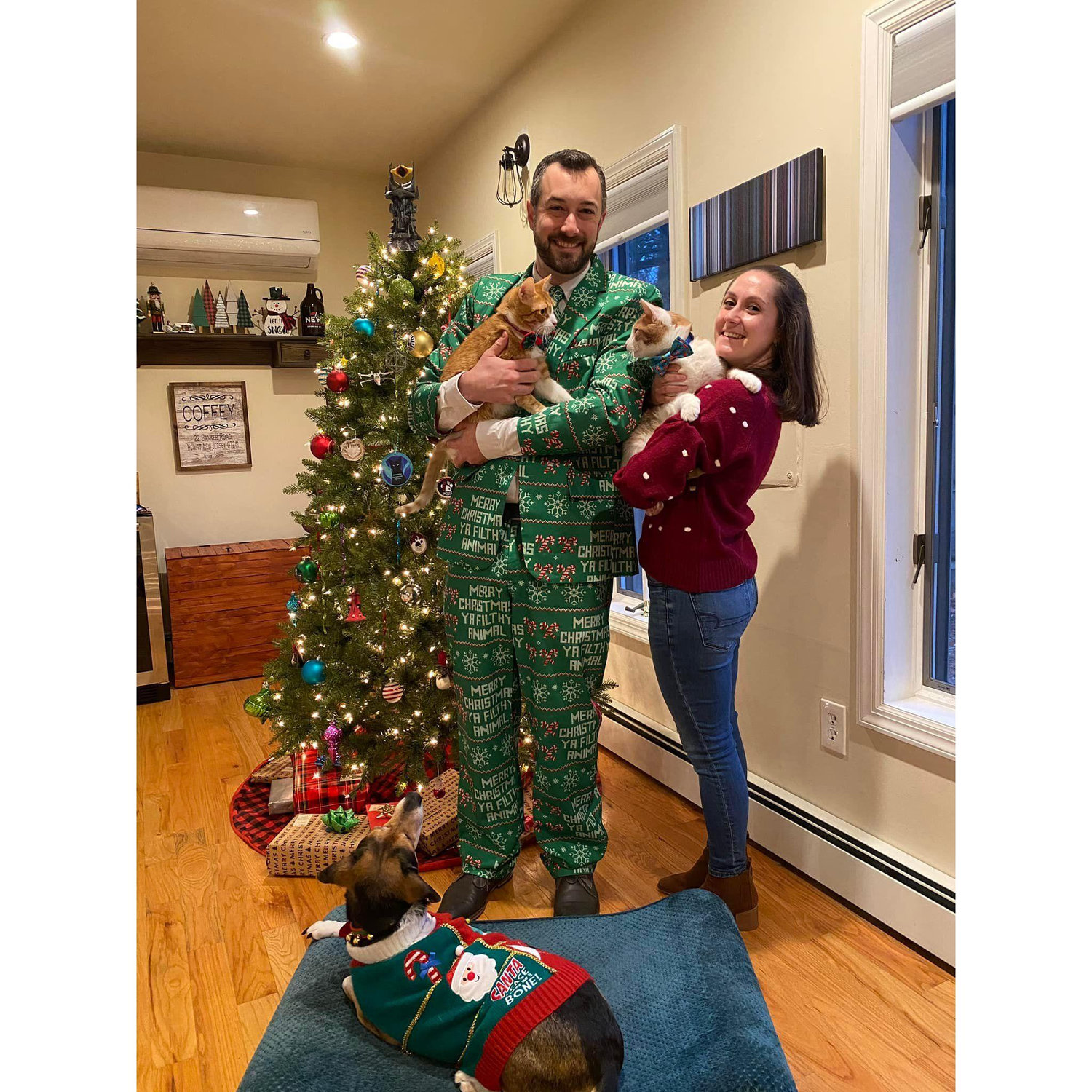 Our first Christmas together. - December 25, 2021