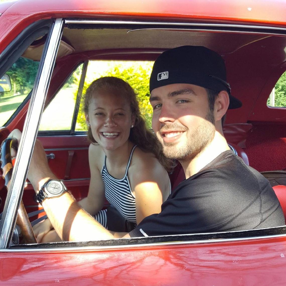 Taking my dad's Corvette out for date night