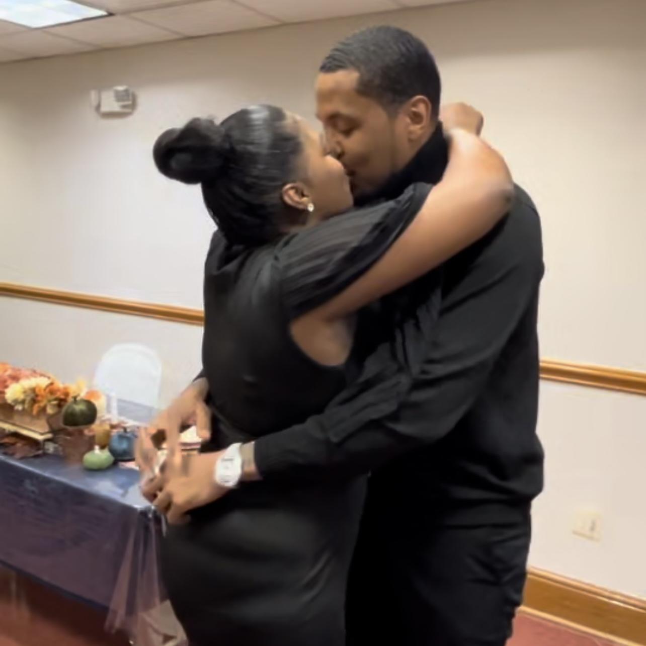 1st kiss as Fiancé’s