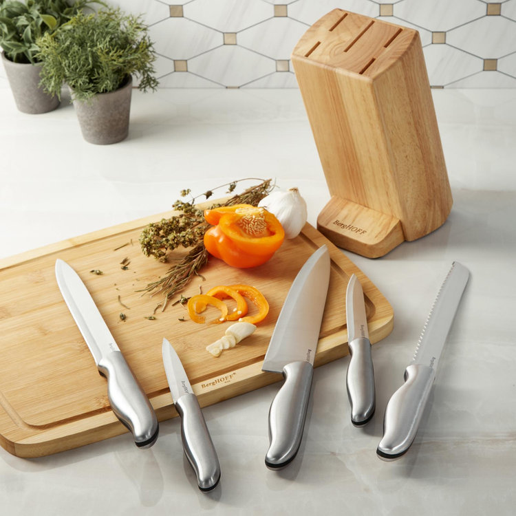 BergHOFF, DiNA Entity 6-Piece Knife Block Set | Zola