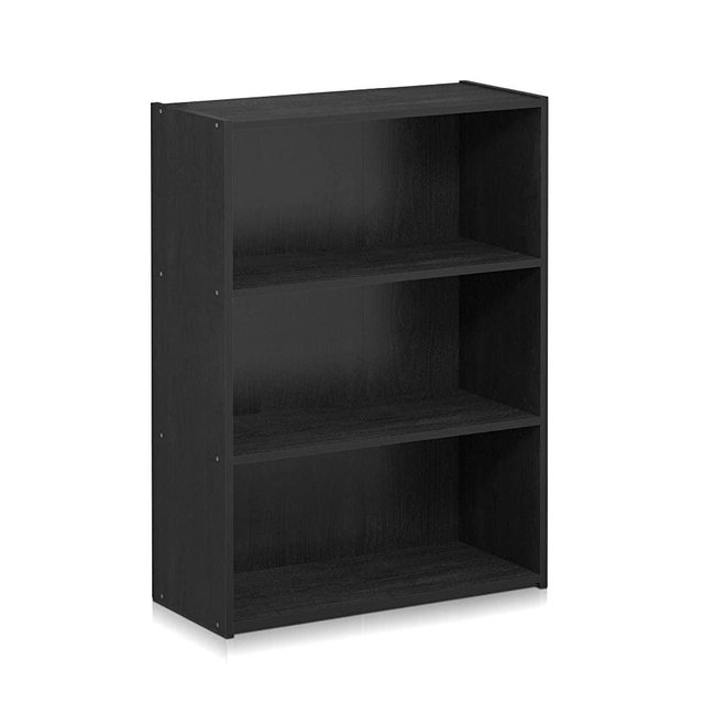 FURINNO pasir Open Shelf, 3-Tier, Americano