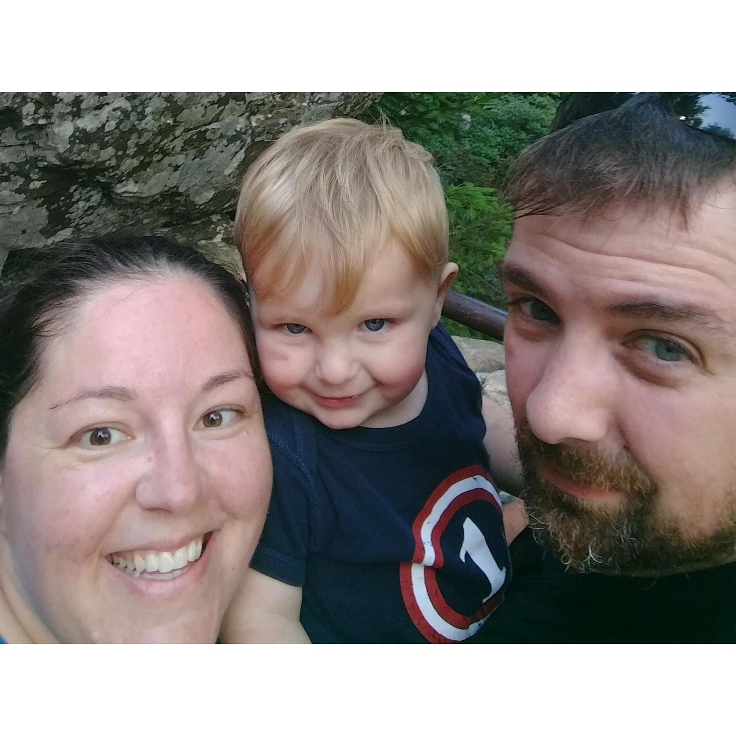 Taking Luc on his first hike in the White Mountains September 2018