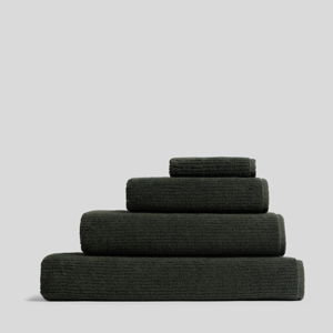 Soft Rib Towels (Evergren) - Bath Towel / Evergreen
