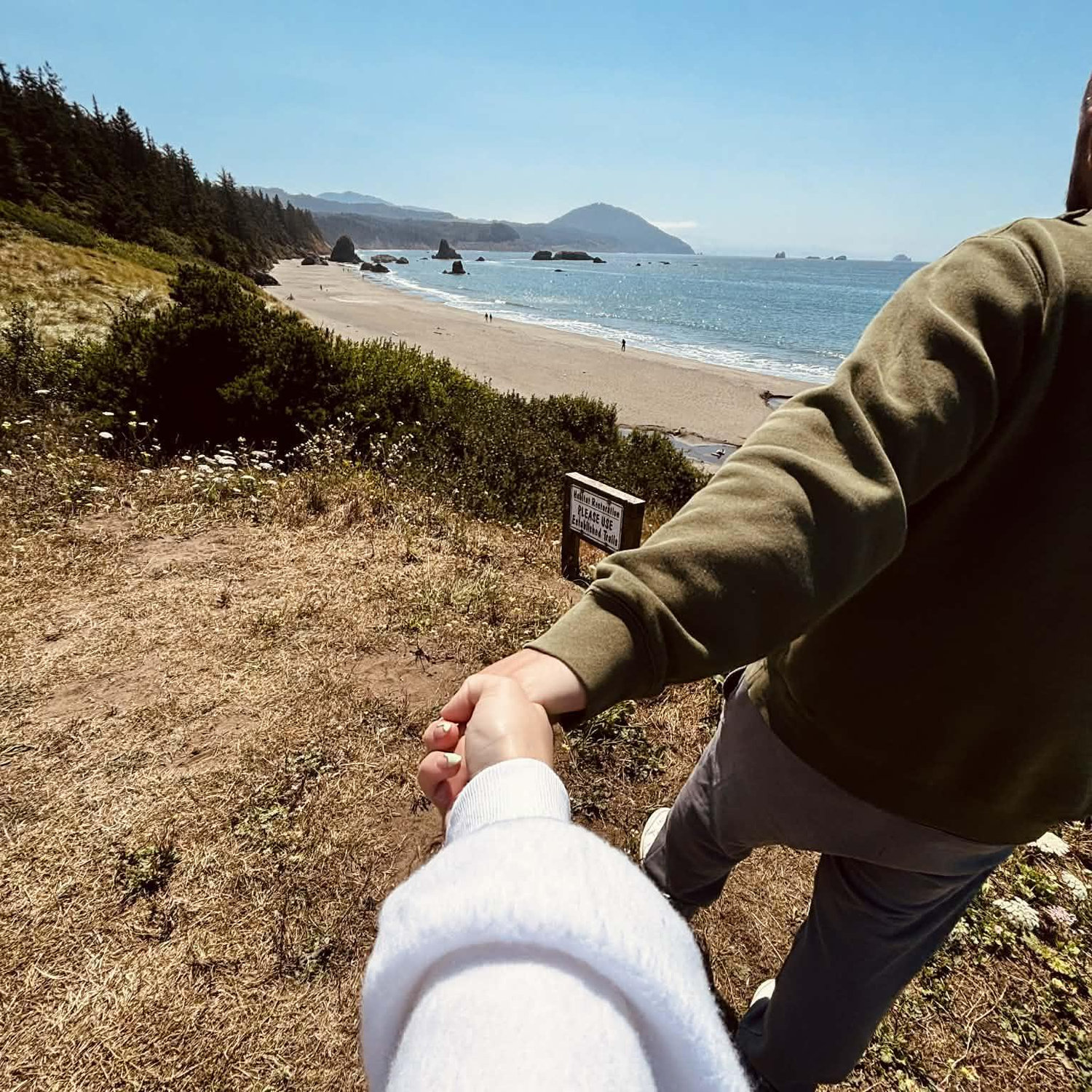 On the coast of Oregon, one of our favorite places.