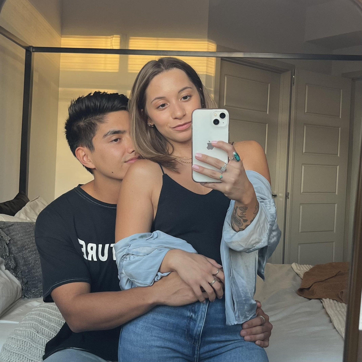 We get our first apartment together