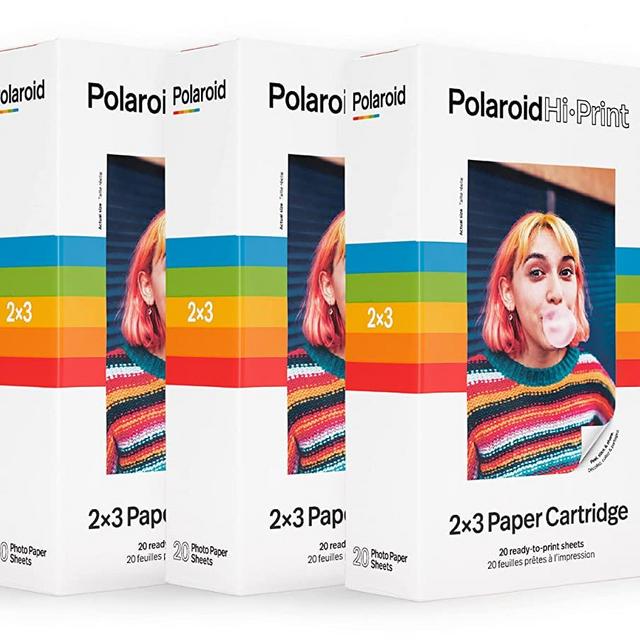 Polaroid Hi-Print Paper - Triple Pack of 2x3 Paper Cartridge (60 Sheets)