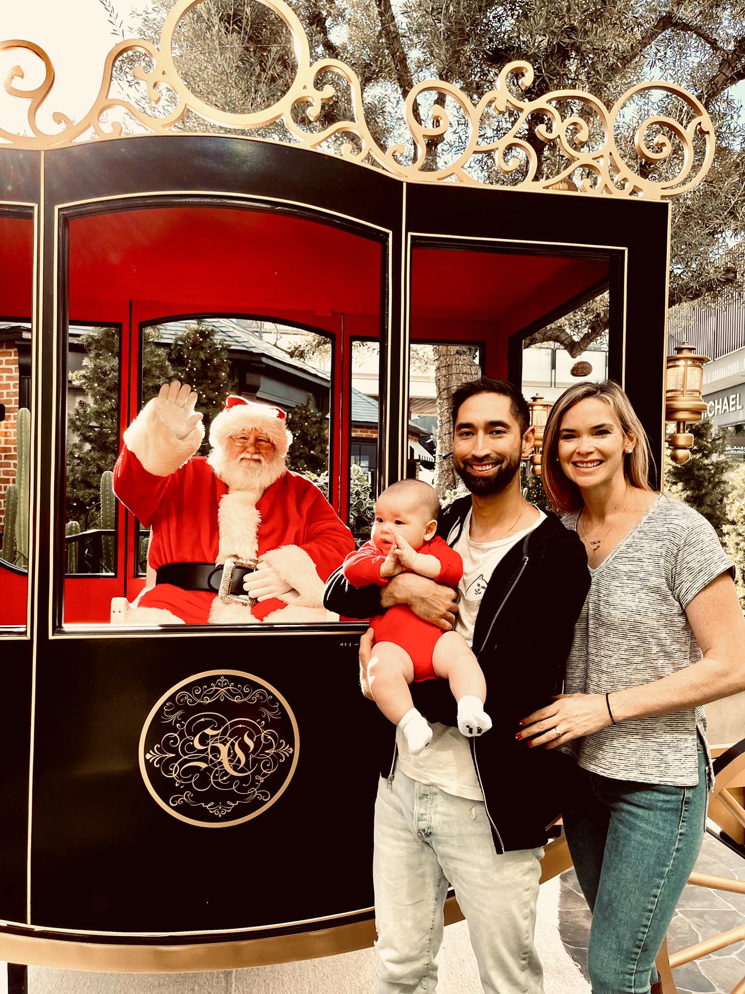 Jude meeting Santa