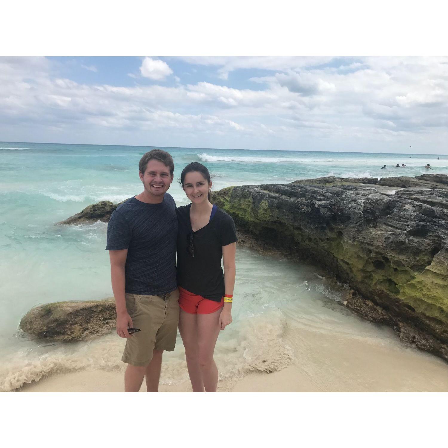 Noelle and Sean in Mexico 2017