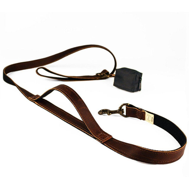 Dog Leash and Poop Bag Holder