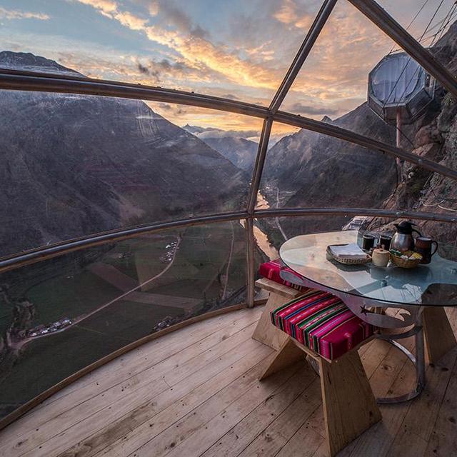 1 Honeymoon Night in Skylodge Adventure Suites in Peru