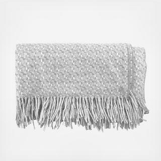 Basket Weave Alpaca Throw