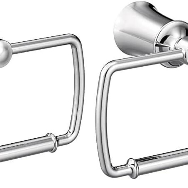 Moen YB2186CH Dartmoor Decorative Hand Towel Holder, 1 Count (Pack of 2), Chrome