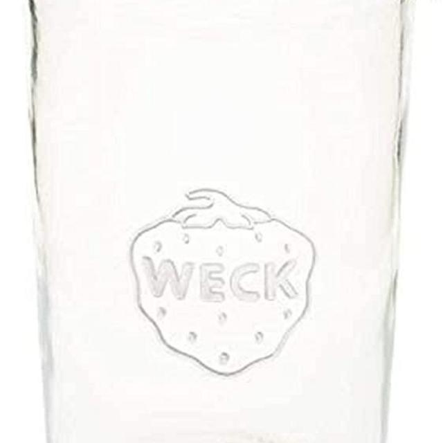 Weck Jar 974 – 1.5L Glass Jars with Large Storage Capacity – Preserving Jars with Airtight Lids Suitable for Pickling – Heat Resistant Canning Jars - Safe to Use in Microwave - (1 Jar with Glass Lid)