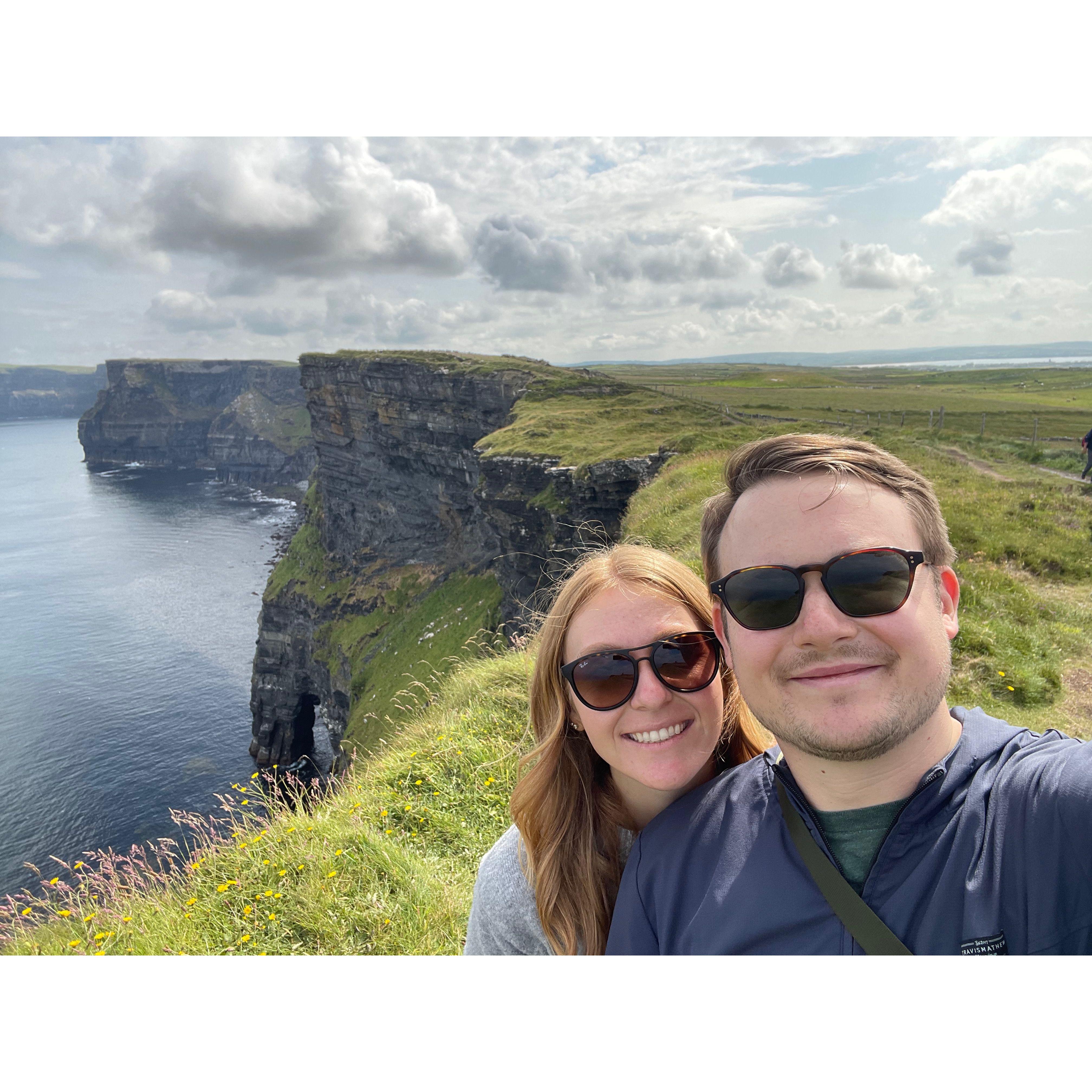 Cliffs of Moher in Ireland June 2023