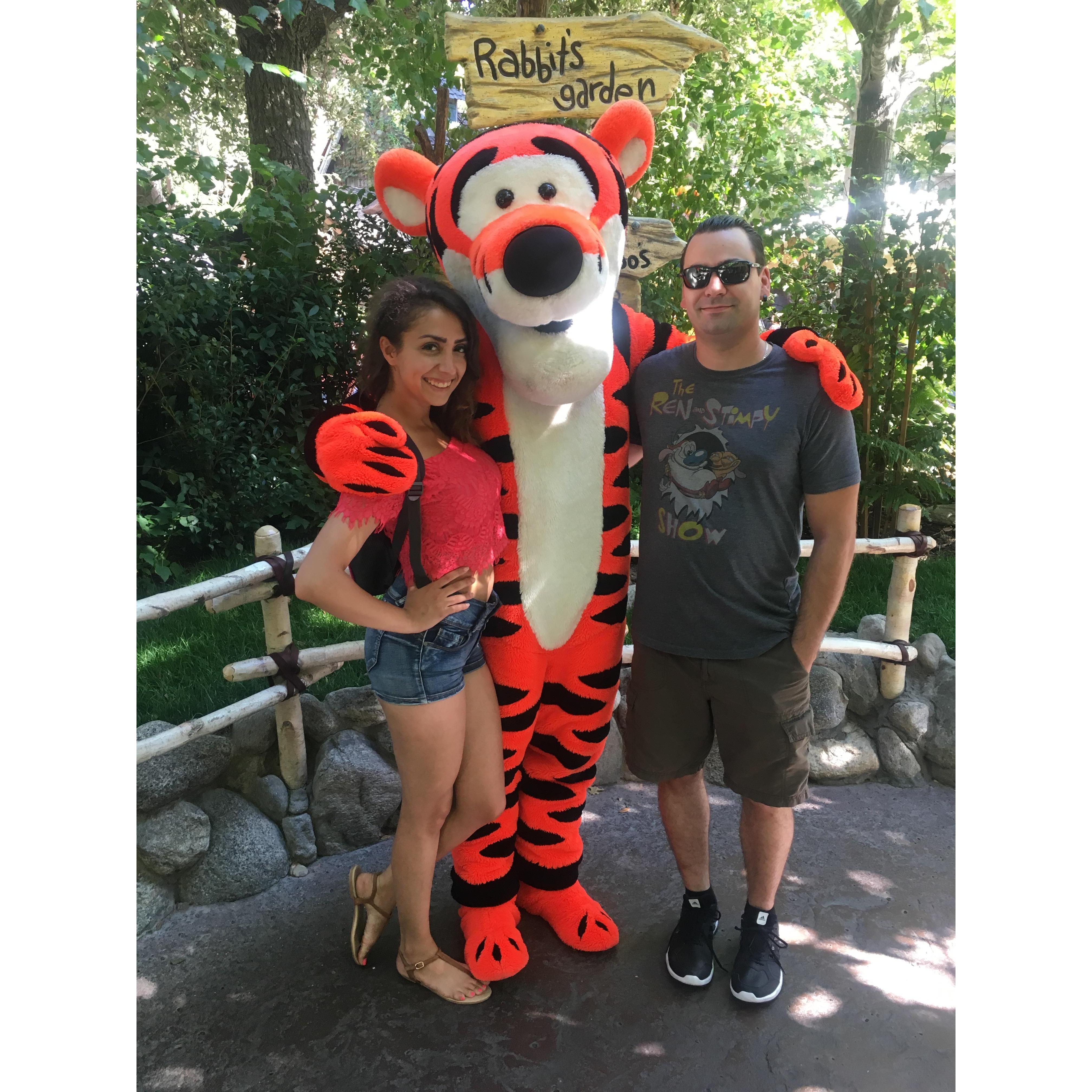 Our First Day in Disneyland together!