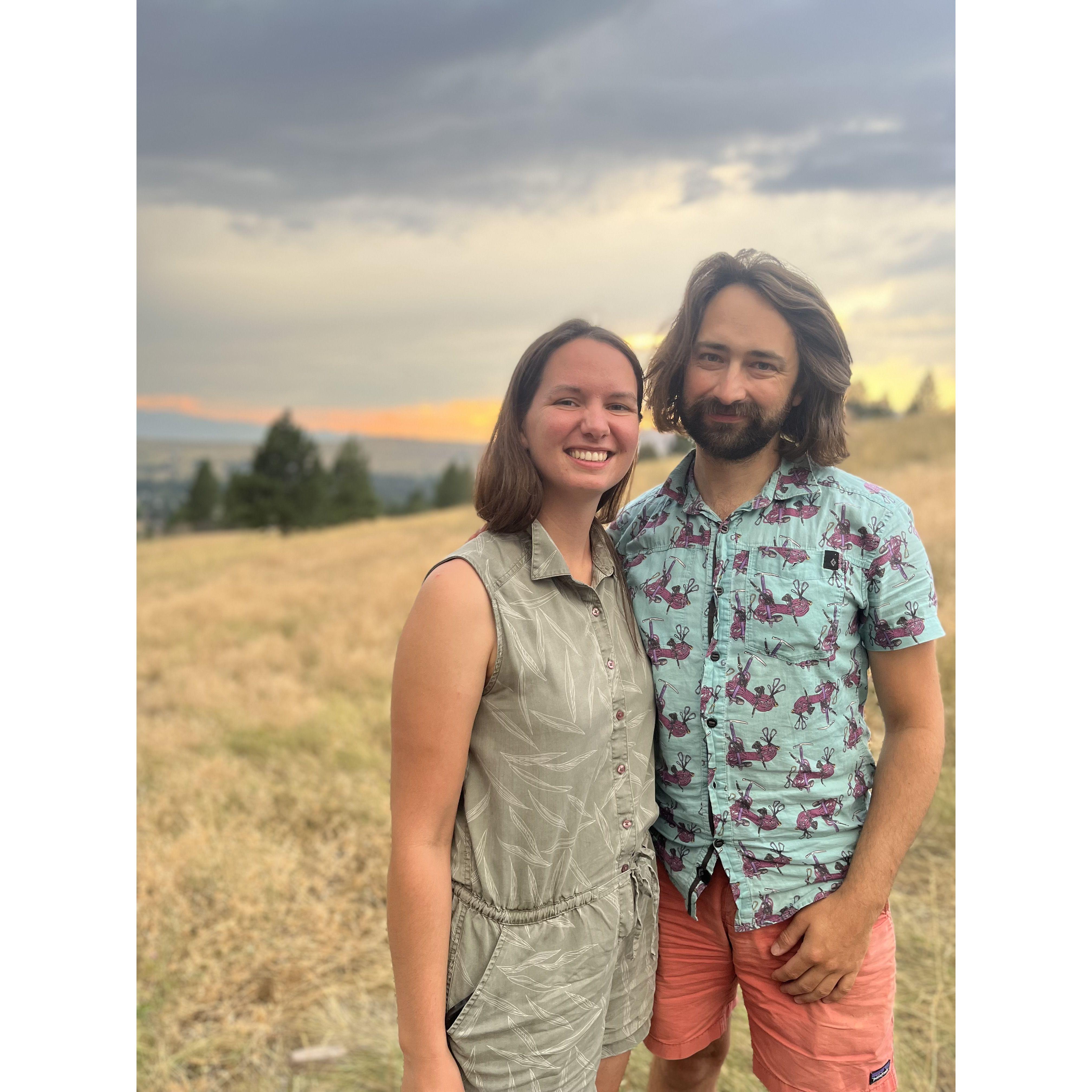 Evening hike in Missoula with Colette's parents