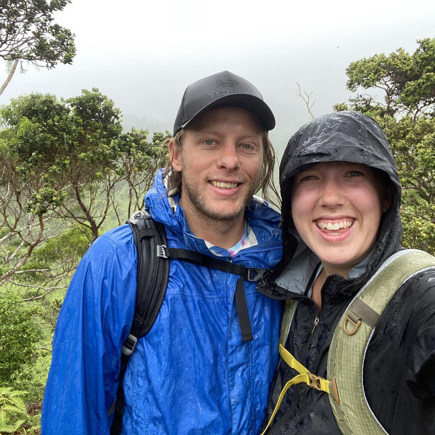 Rainy hike on Oahu