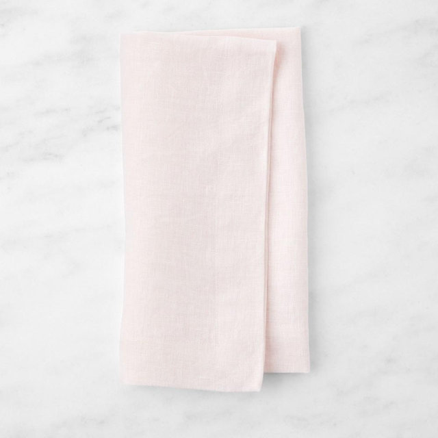 Signature Linen Napkin, Each, Pale Pink