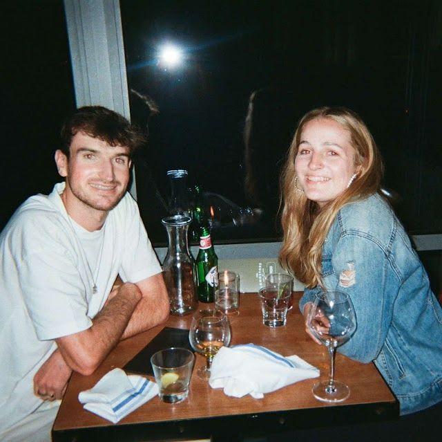 Our first dinner date.