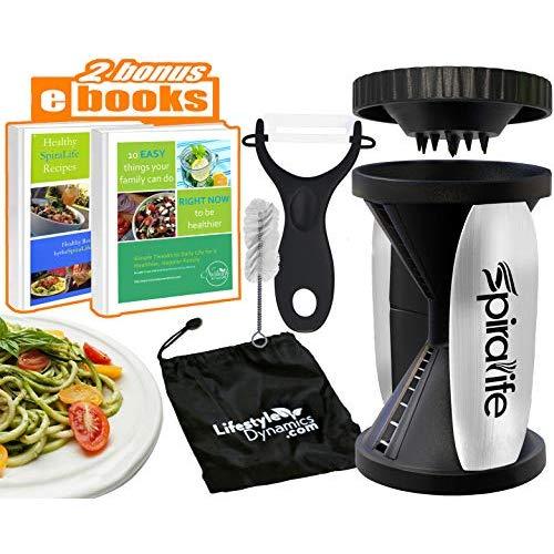 Original SpiraLife Spiralizer Vegetable Slicer – Vegetable Spiralizer - Spiral Slicer Cutter