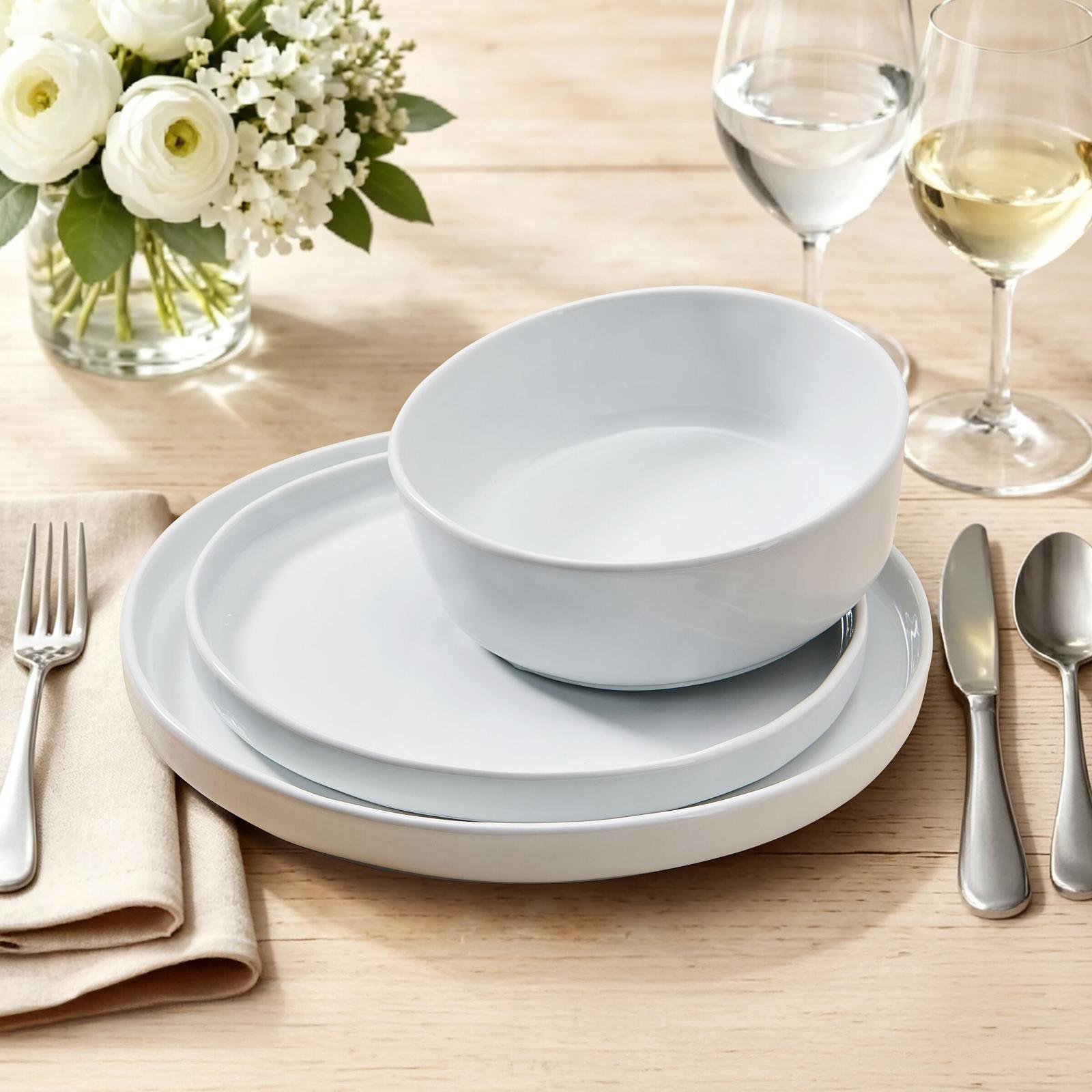 Saliv tableware collection 皿 10枚セット 白 Saliv tableware collection 皿 10枚セット 白 Saliv tableware
