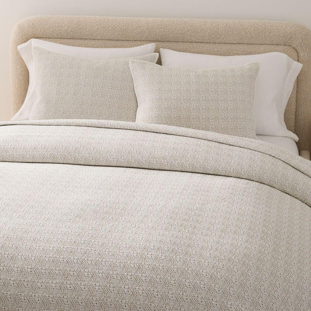 Reflections Matelasse Origin Coverlet, King/Cal.King, White