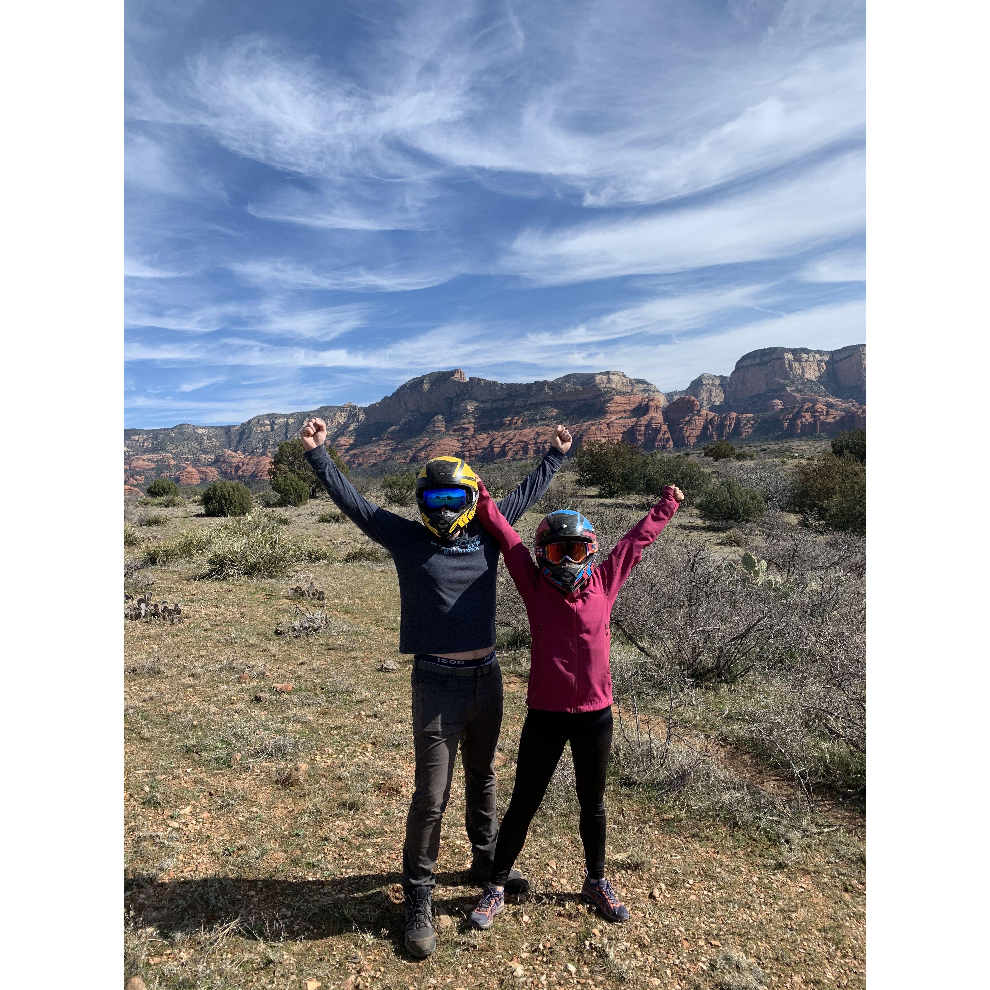 Conquering the mountains of Sedona